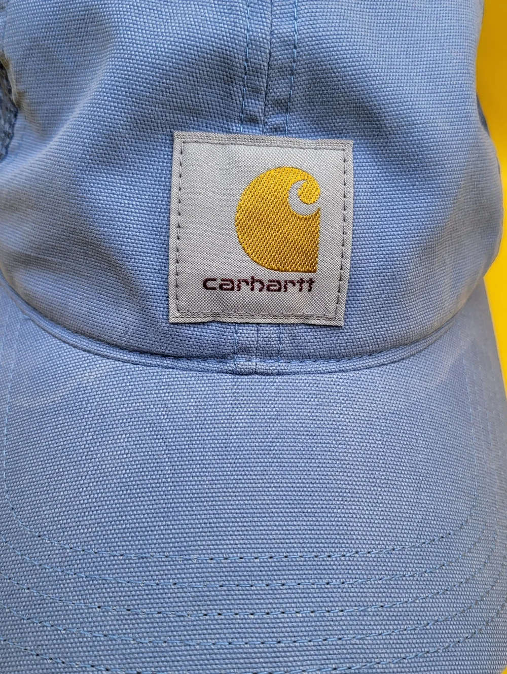 Carhartt Hat Men's Light Blue Adjustable Truckers Cap - Picture 3 of 4